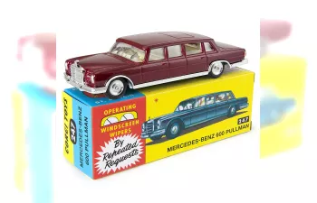 MERCEDES-BENZ 600 Pullman (W100) (1964), dark red