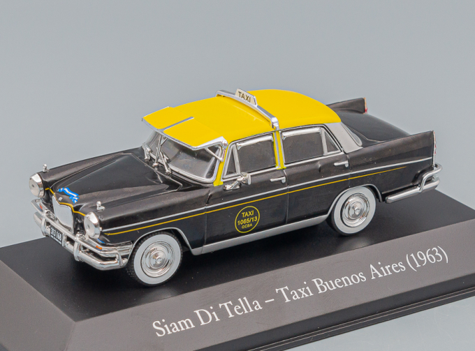 SIAM di Tella Taxi Buenos Aires (1963), schwarz/gelb