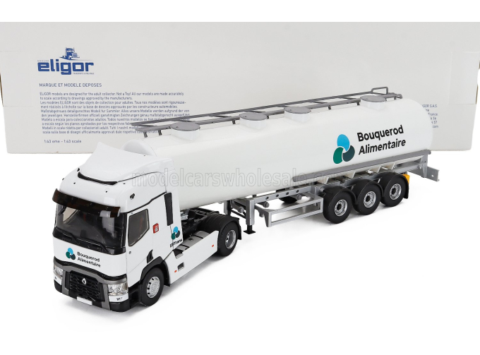 RENAULT T460 Tanker Truck Bouquerod Transports (2021), White