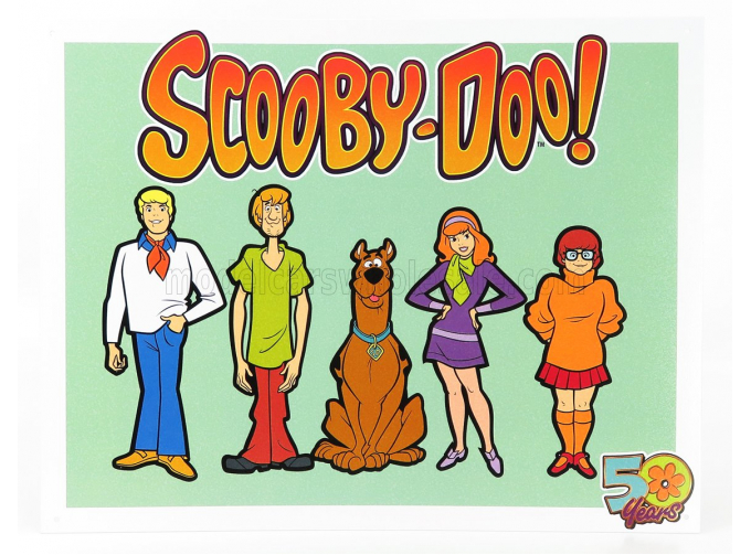 ACCESSORIES Metal Plate - Scooby Doo 50 Years, Vrious