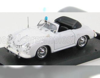 PORSCHE 356 Spider Open Police Svizzera 1952, White