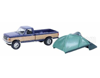 FORD USA F-150 Lt Pick-up Camping Camper (1987), Blue Beige
