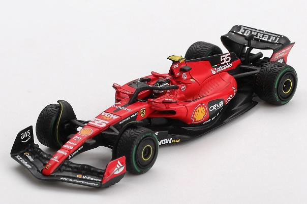 FERRARI SF23 #55 C. Sainz, Monaco GP (2023), red/black