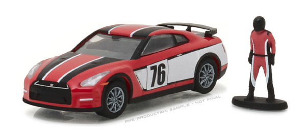 NISSAN GT-R #76 c фигуркой 2015
