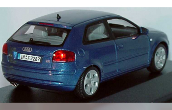 AUDI A3 Facelift 3d (2003), mauritius blue metallic (синий металиик)