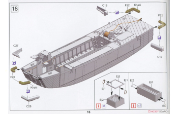 Сборная модель US Rangers Landing Craft Assault (LCA)