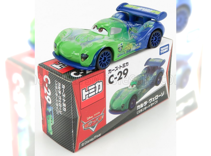 WALT DISNEY Pixar Cars - Carla Velesco, Green Blue