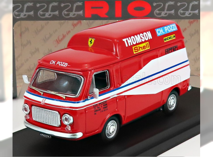 FIAT 238 Van Assistenza Corse Ferrari Ch Pozzi 24h Le Mans (1978), Red White