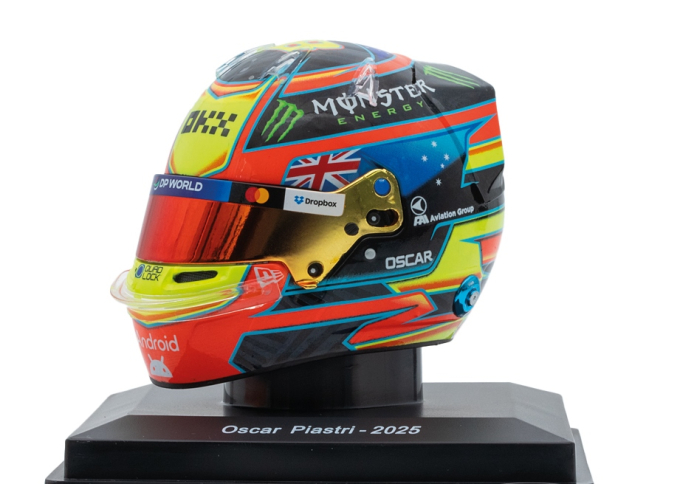 MINI HELMET Oscar Piastri #81 McLaren Formula 1 (2025)