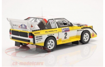 AUDI Sport Quattro S1 #2 "HB Audi Team" Mikkola/Hertz Lombard RAC Rally 1985