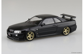 Сборная модель Nissan Skyline GT-R -R34 Custom Wheel (Black Pearl)
