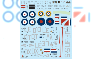 Сборная модель HAWKER Hurricane Mki Military Airplane