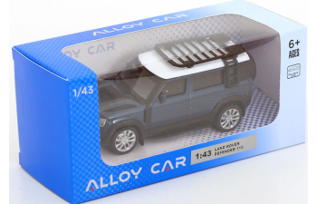 LAND ROVER Defender 110, blue metallic /white