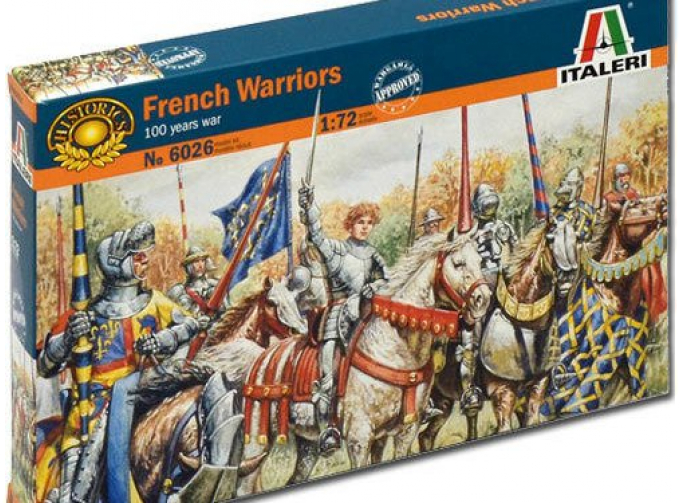 Сборная модель Солдаты FRENCH WARRIORS (100 YEARS WAR)