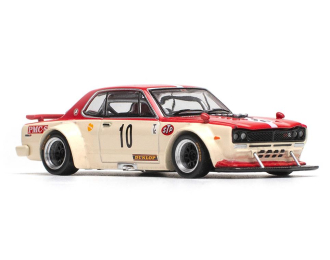 NISSAN Skyline GT-R V8 Drift (Hakosuka), Watanabe, cream / red