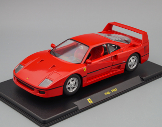 FERRARI F40 (1987) - Con Vetrina - With Showcase, red