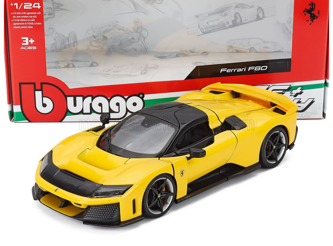 FERRARI F80 2024, Yellow