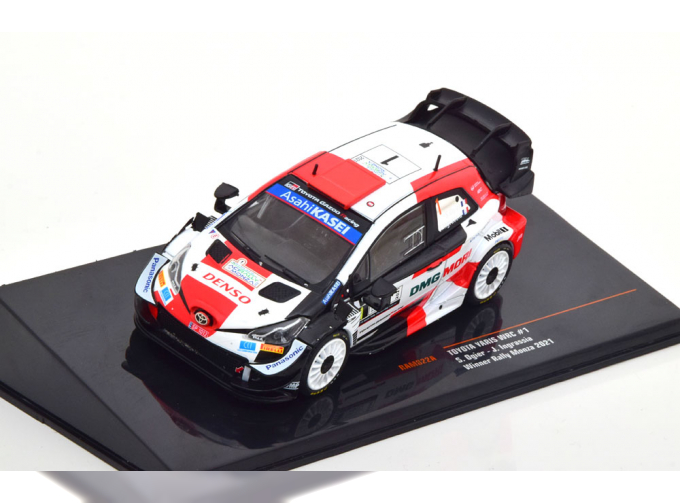 TOYOTA Yaris WRC #1 Toyota Gazoo Racing WRT Ogier/Ingrassia победитель Rally Monza Чемпион мира 2021