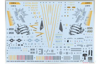 Сборная модель F/A-18E Super Hornet `VFA-27 Royal Maces CAG 2024