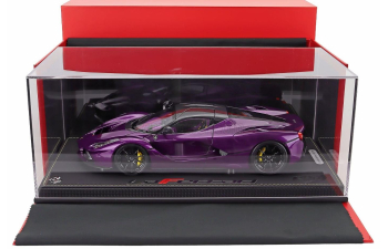 FERRARI LaFerrari (2012) - CON VETRINA - WITH SHOWCASE, dubai purple