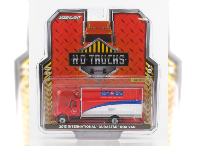 INTERNATIONAL DURASTAR TRUCK BOX CANADA POST 2013, RED WHITE BLUE