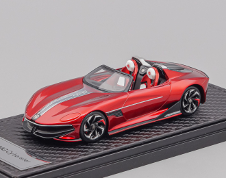 MG Cyberster Concept Car 2023, red metallic