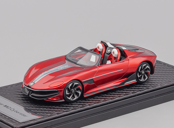 MG Cyberster Concept Car 2023, red metallic