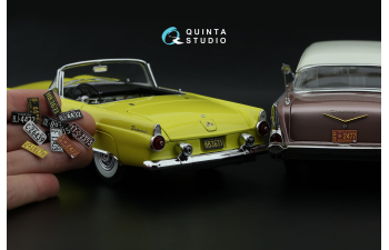 3D Декаль Автомобильные номера США, юго-западные штаты, 1950-1960 (для всех моделей) (на метал. основании), ч2