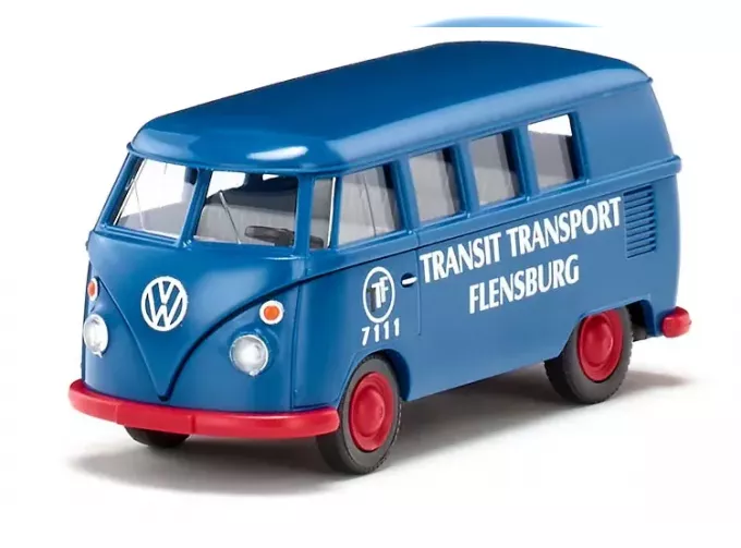 VOLKSWAGEN T1 Bus Transit Transport Flensburg, blue