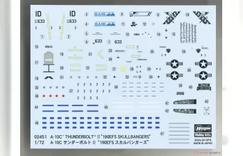 Сборная модель A-10C Thunderbolt II `190EFS Skullbangers´ Limited Edition