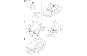 Сборная модель Toyota Mark II 3.0 Grande