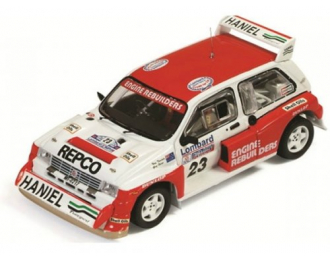 MG METRO 6R4 23 T.Teesdale/G.Horne RAC Rally 1986, красный с белым