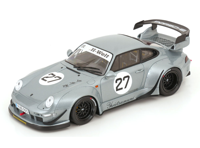PORSCHE 911 (993) RWB YUIITSUMUNI (2024), silver-grey metallic