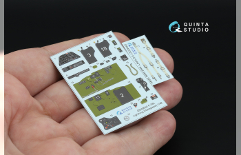 3D Декаль интерьера кабины P-38L Lightning (Hasegawa)