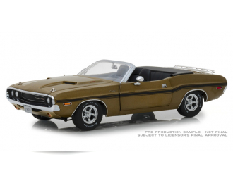 DODGE Challenger R/T Convertible (с багажником) 1970 Gold Poly