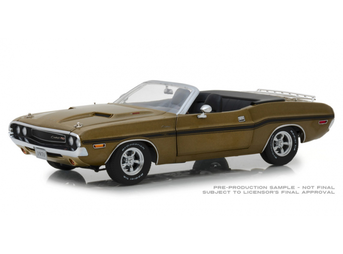 DODGE Challenger R/T Convertible (с багажником) 1970 Gold Poly