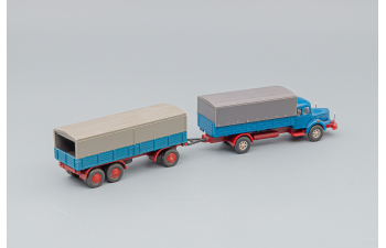 KRUPP Titan Truck / Trailer Canvas, skyblue / red / gray