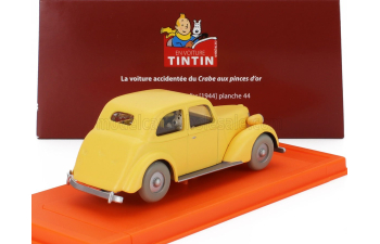 TIN TIN Tin Tin La Voiture Accidentee Du Crabe Aux Princes D'or (1944), Matt Yellow