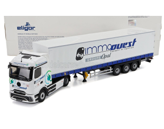 MERCEDES BENZ E-actros 600 Truck Telonato Immo Ouest (2025), White