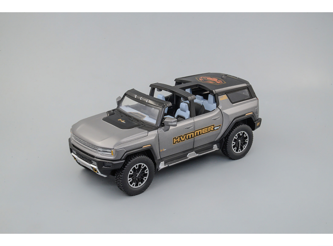 GMC Hummer EV открытый вариант, серый