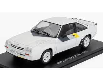 OPEL Manta B 400 (1983) - Con Vetrina - With Showcase, White