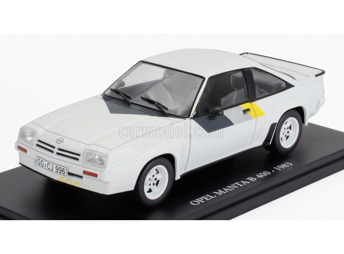 OPEL Manta B 400 (1983) - Con Vetrina - With Showcase, White