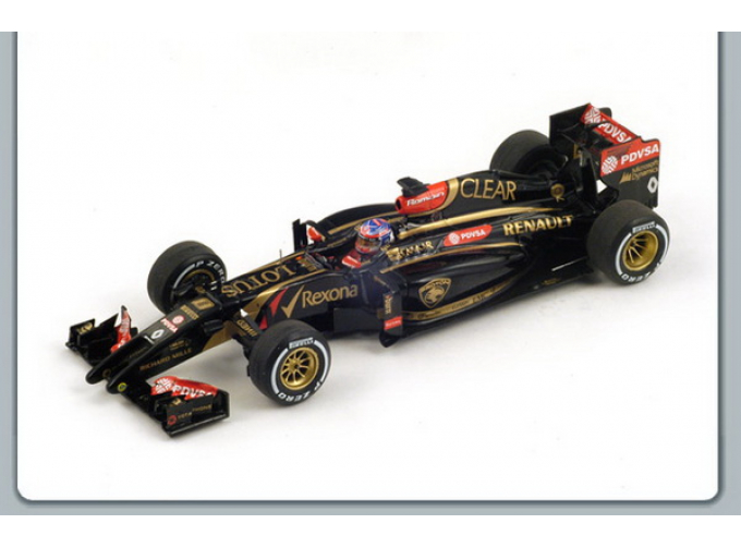 LOTUS E22 2014 8 Romain Grosjean, black