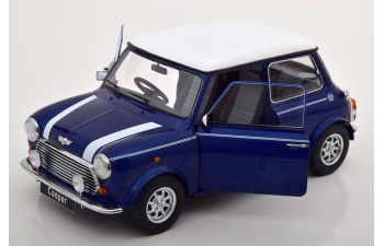 MINI Cooper RHD, blue metallic / white