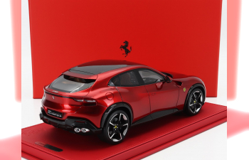 FERRARI Purosangue Suv (2022) - Con Vetrina - With Showcase, Rosso Portofino - Red Met