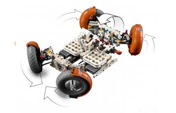 ROVER Lego Technic - Apollo 17 Lrv Roving Lunar Vehicle (1972), White