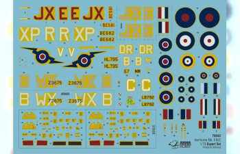 Сборная модель Hurricane Mk II b / c Экспертный набор