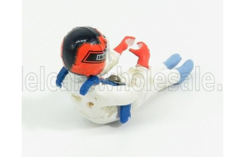 FIGURES Gilles Villeneuve For Ferrari 126c2 F1 With Umbrella, White