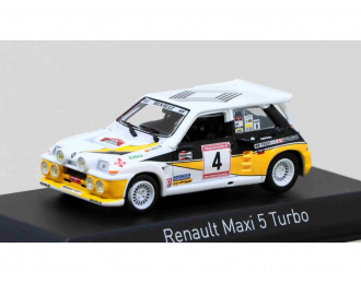 RENAULT Maxi 5 Turbo 1986 Rally Asturias 4, white / yellow