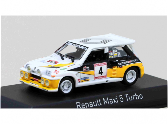 RENAULT Maxi 5 Turbo 1986 Rally Asturias 4, white / yellow